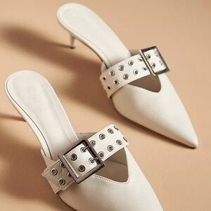 Schutz x Anthropologie Buckle Pumps